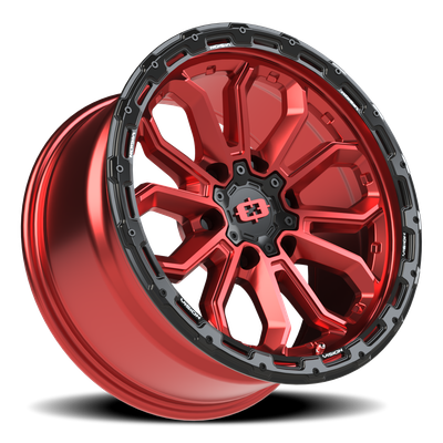 Vision Wheel 6-5.5 GRED/GBLK LIP KORUPT Wheel