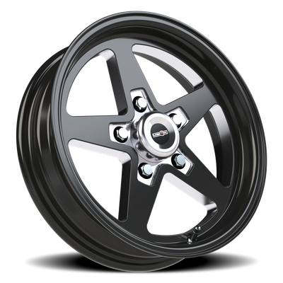 Vision Wheel 5x114.3 Gloss Black Machined Machined Star Wheel