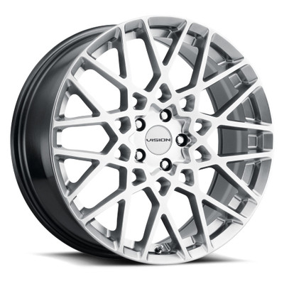 Vision Wheel 5x4.5" Satin Black Recoil Automotive Wheel