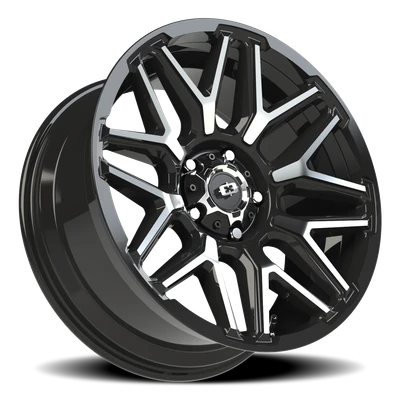 Vision Wheel 5-150 GBMF Gloss Black Machined Finish Automotive Wheel