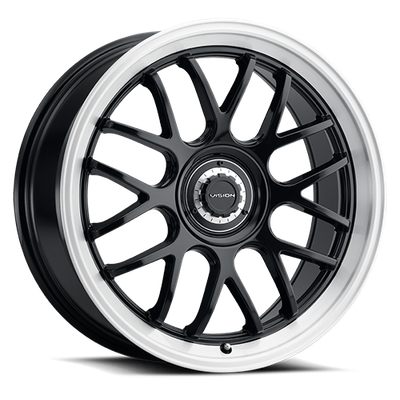 Vision Wheel 5x114.3mm Satin Black Alpine Automotive Wheel