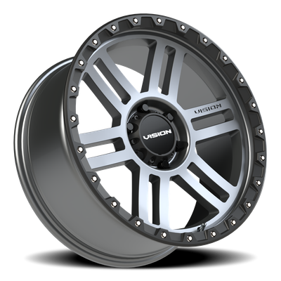 Vision Wheel MANX2 6x139.7mm Satin Gunmetal Gloss Black Automotive Wheel