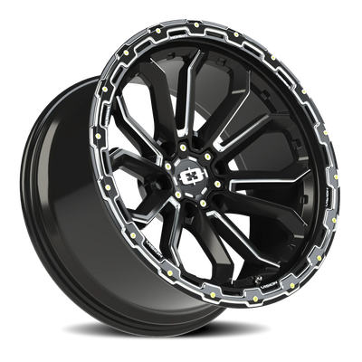 Vision Wheel 6x5.5 Gloss Black VIS KORUPT Wheel