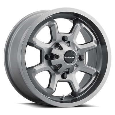 Vision Wheel 4-136 4x136mm Gunmetal Automotive Wheel