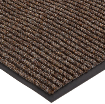 613S46BN Spectra Rib Entrance Mat, 4 Feet By 6 Feet By .375 Inch Thick, Brown