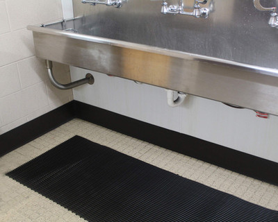 Durable 525R24GY Cushion Grid Roll Specialty Mat, 2 Feet By 40 Feet By .5 Inch Thick, Gray