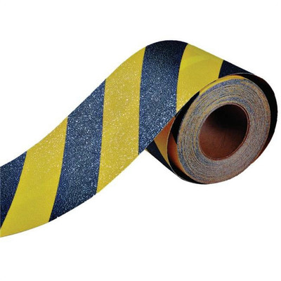 825R4BKY Anti-Slip Tape, 4 Inches By 60 Feet, Black Yellow