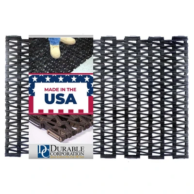 108H2030 Durite 108 Tire-Link Mat, 20 Inches By 30 Inches By .625 Inches Thick, Herringbone Weave
