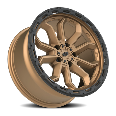 Vision Wheel KORUPT 5x4.5" Satin Black/Polished Wheel