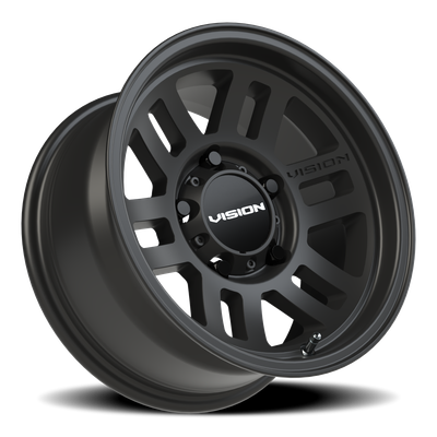 Vision Wheel 5x5.5 Satin Black VIS Overland Automotive Wheel Rim