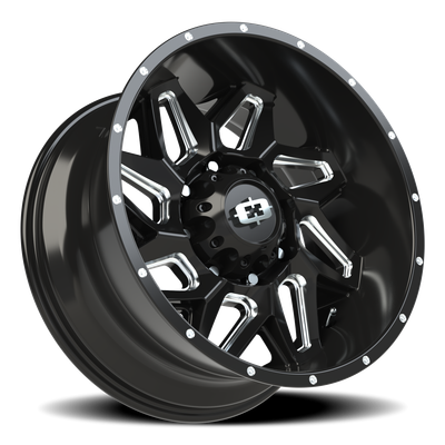 Vision Spyder 8x170mm Gloss Black Machined Automotive Wheel