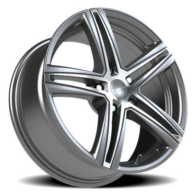 5x108mm Gloss Black Machined Vision Nitrous FWD Wheel