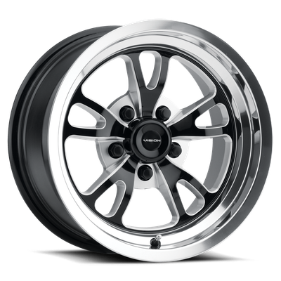 Vision Wheel 5x4.75" Polished Patriot Automotive Wheel