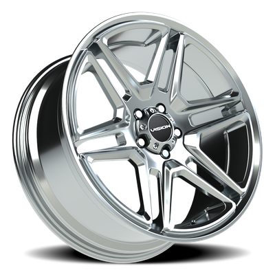 Vision Wheel 5-115 CHR Chrome Wedge Wheel