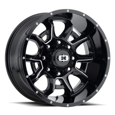 5x150mm Vision BOMB Wheel – Gloss Black Machined Finish