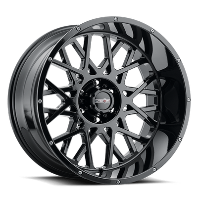 Vision 8-Lug 165.1mm Gloss Black Rocker Wheel