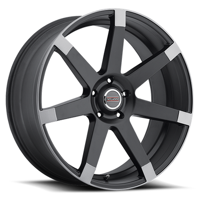 Vision Sultan 5x4.5 Matte Black with Anthracite Spoke Wheel