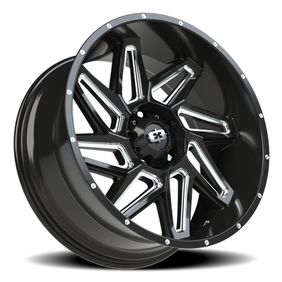 Vision Wheel 5-139.7 GBMS Spyder - Gloss Black Machined Finish
