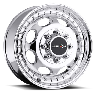 Vision Wheel 6-205 Chrome Front Dually Wheel