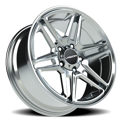Vision Wheel 5x139.7 Chrome Wedge Wheel Rim