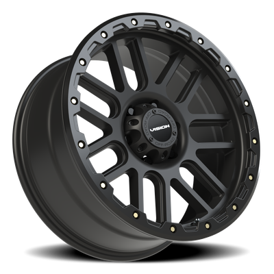 Vision Wheel 6-135 MB with YZinc Nemesis - 6x135mm Matte Black Wheel