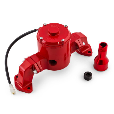Speedmaster Chevy BBC 454 35+ GPM Electric Water Pump, Powdercoated Red
