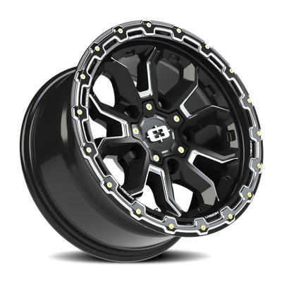 Vision Wheel 5x4.5 Gloss Black KORUPT Automotive Wheel