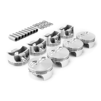 Speedmaster Chevy LS3 4.065" Bore 1.065" .927" Flat Top Forged Pistons PCE305.1125.01