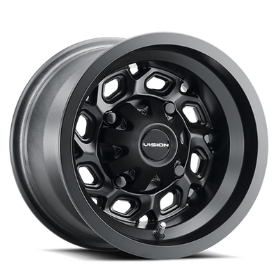 Vision Wheel 4-110 MB SPYDER Matte Black Automotive Wheel