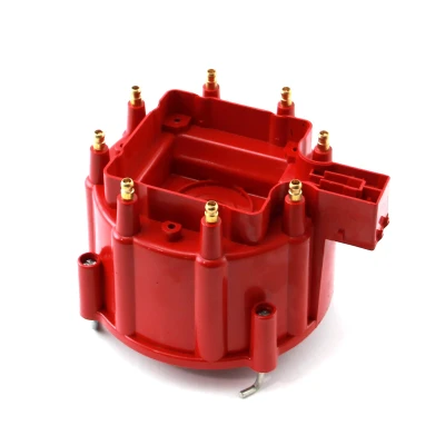 Speedmaster HEI Replacement Distributor Cap with Brass Terminals - Red PCE371.1003