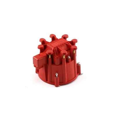 Speedmaster Thunder Series HEI Replacement Distributor Cap with Brass Terminals - Red PCE371.1007