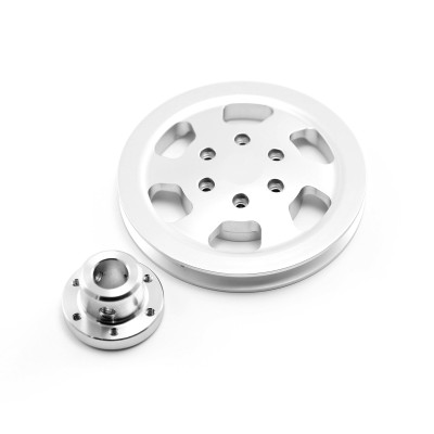 Speedmaster Chevy GM Aluminum 1V Groove Power Steering Pulley PCE240.1004