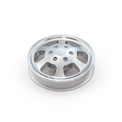 Speedmaster Chevy GM Type 2 Aluminum Serpentine Power Steering Pulley PCE240.1006