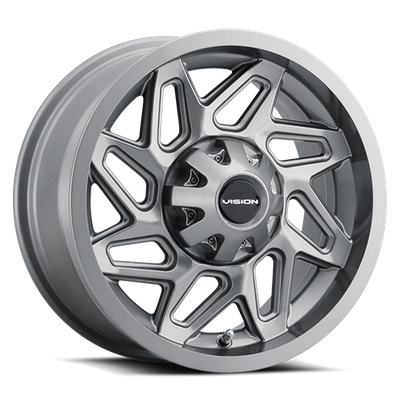 Vision Wheel 4-136 SPYDER Gunmetal Wheel