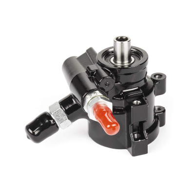 Speedmaster Chevy GM 1980-01 Saginaw TC Type 2 Remote Reservoir Power Steering Pump Black