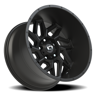 Vision Wheel 5x139.7 Spyder Satin Black Automotive Wheel Rim