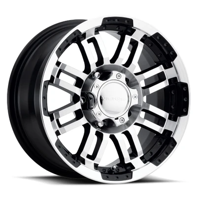 Vision Wheel 5x4.5 Gloss Black Machined Face Automotive Wheel Rim