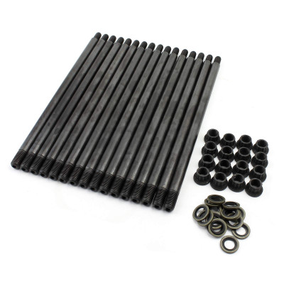 Speedmaster PCE279.1039 Mazda RX7 Rotary 13B Oversize Black Oxide Hardened Engine Stud Kit