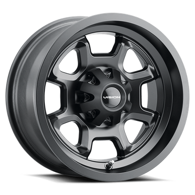 Vision Wheel 4-136 MB Automotive Wheel – Matte Black Finish
