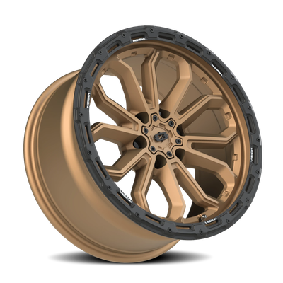 Vision Korupt Wheel 6-120 Satin Black / Polished Rim