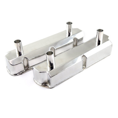 Speedmaster Ford SB 289 302 351 Windsor Satin Fabricated Circle Track Valve Covers Tall PCE314.1120.01