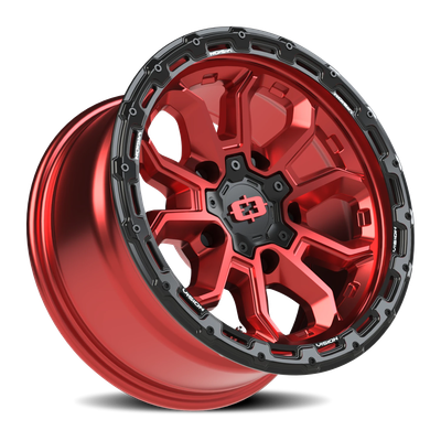 Vision Wheel 5x4.5 Gloss Black Lip Korupt Rim