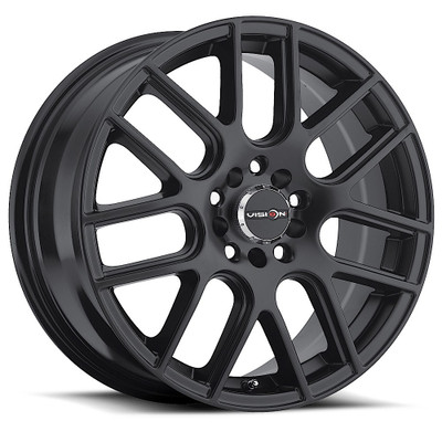 5x114.3 Vision Wheel Cross II Matte Black Rim