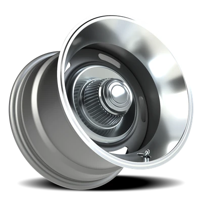 5x4.5" Silver Vision Rally Wheel