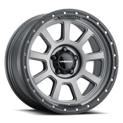 Vision Wheel 6x5.5 Satin Black OJOS Automotive Wheel