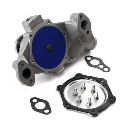 Speedmaster PCE195.1107 Chevy SBC 350 HV Straight Impeller Aluminum Short Water Pump Satin