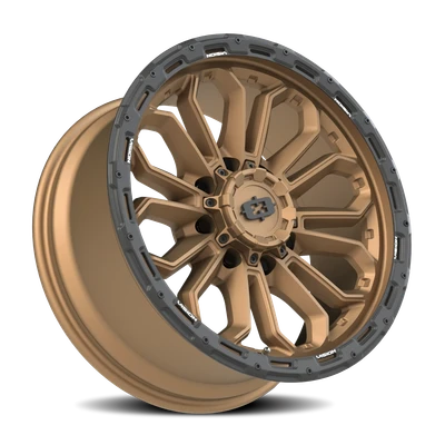 Vision Wheel 8-170 Korupt Satin Black 8-Lug Automotive Wheel