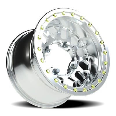 Vision Wheel 4x136mm Polished Polished Automotive Wheel
