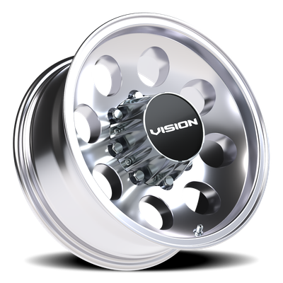 Vision Wheel 8x6.5 Polished Midway Automotive Wheel