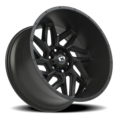 Vision Wheel 6-Lug 5.5-inch Satin Black Spyder Wheel